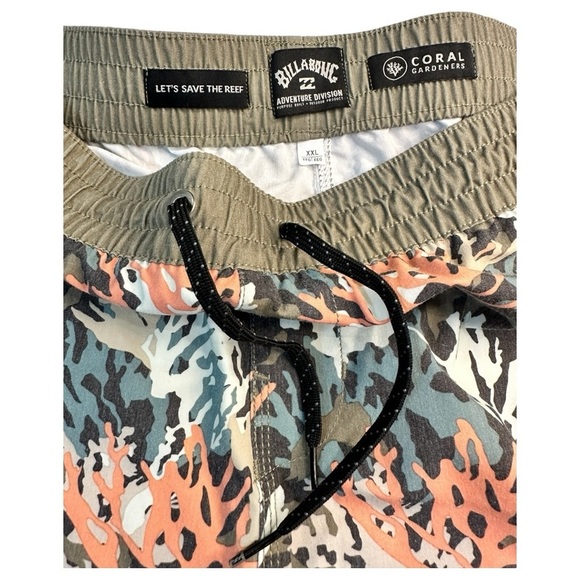 Coral Gardeners 17" Layback Elastic Waist Shorts Swim Trunks NWOT - Picture 9 of 11